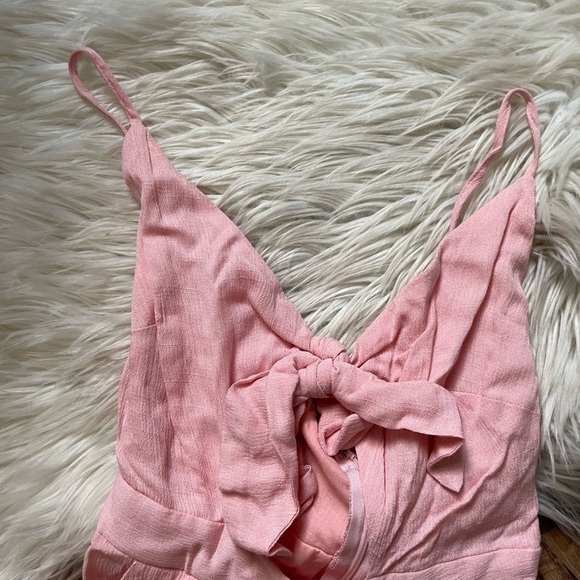 SHOWPO Renewed Jumpsuit In Blush Lenin - Picture 5 of 5